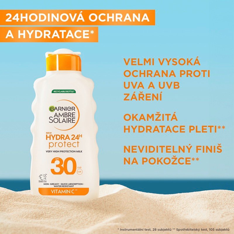 Hydra24h Protect Ochranné opalovací mléko proti UV záření s vysokou ochrannou SPF 30 - 6